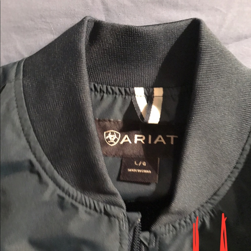Ladies size L Ariat Bomber style jacket